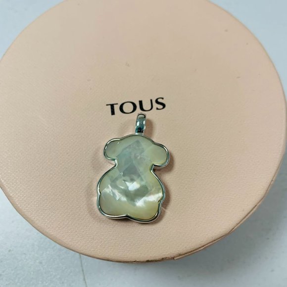 Silver TOUS Color Pendant with faceted onyx 3,3cm. sterling silver - Picture 10 of 10